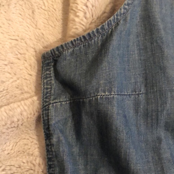 Madewell Chambray Dress Size L - Picture 3 of 12